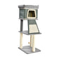 Modern Sisal Cat Tree House Three Level