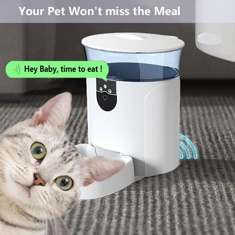 Two-way Voice Intercom Dog Cat Pet Feeders